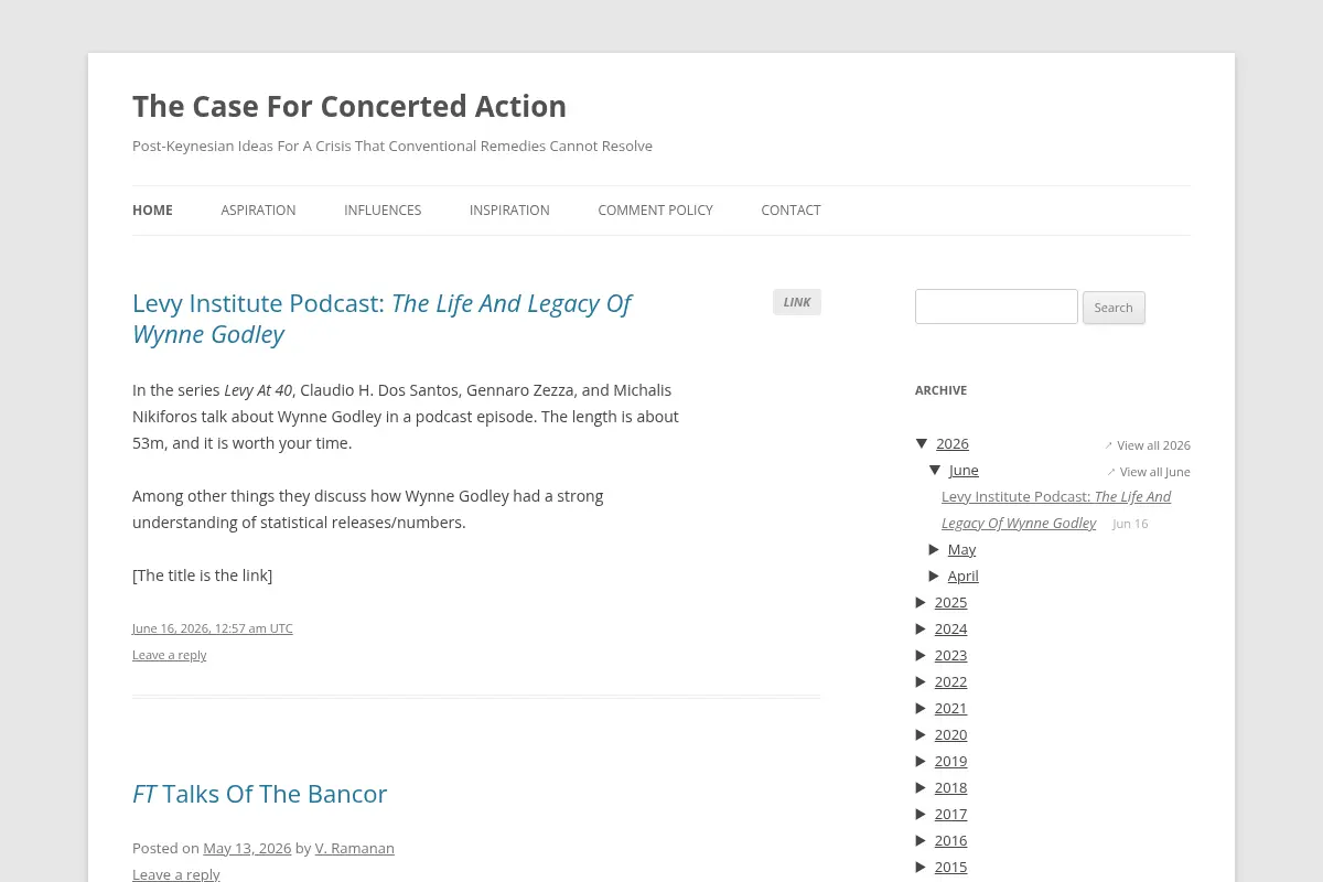 The Case For Concerted Action