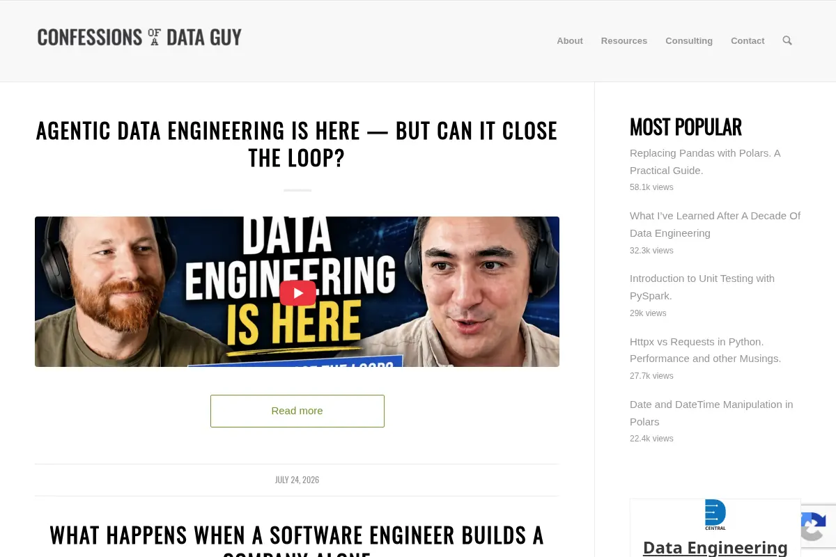 Confessions of a Data Guy