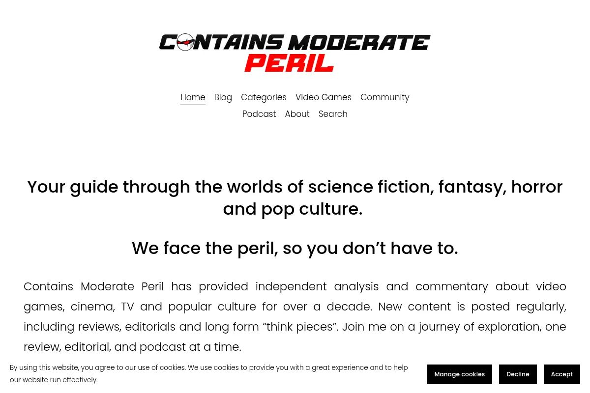 Contains Moderate Peril