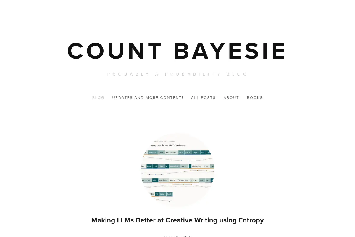Count Bayesie - A Probability Blog