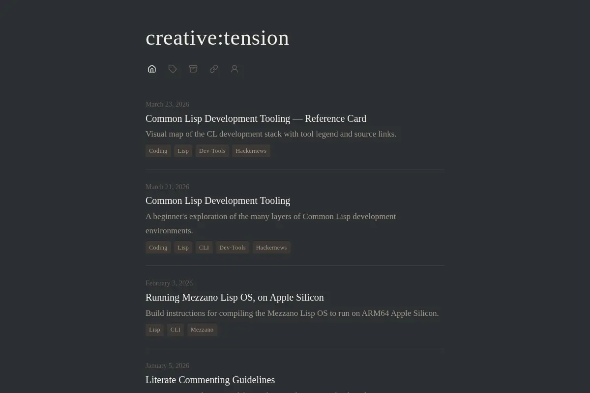 Creative Tension