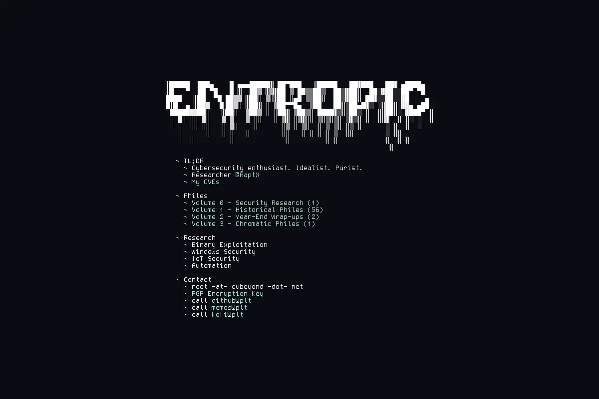 Entropic