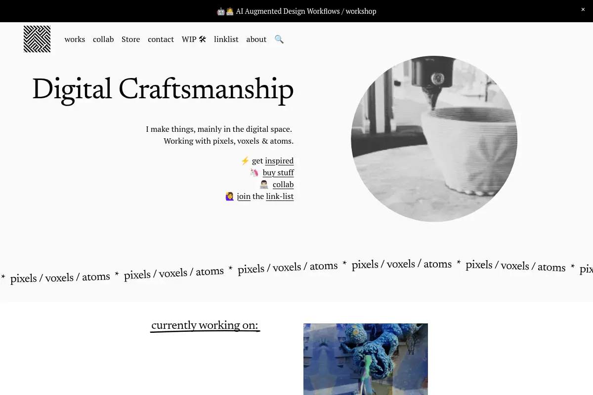 cunicode / Digital Craftsmanship / #AR #AI #3D