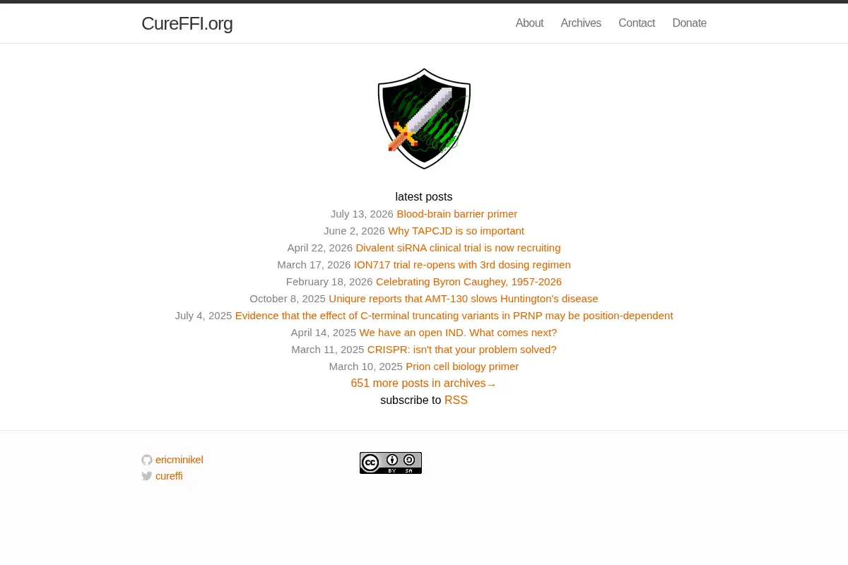 CureFFI.org