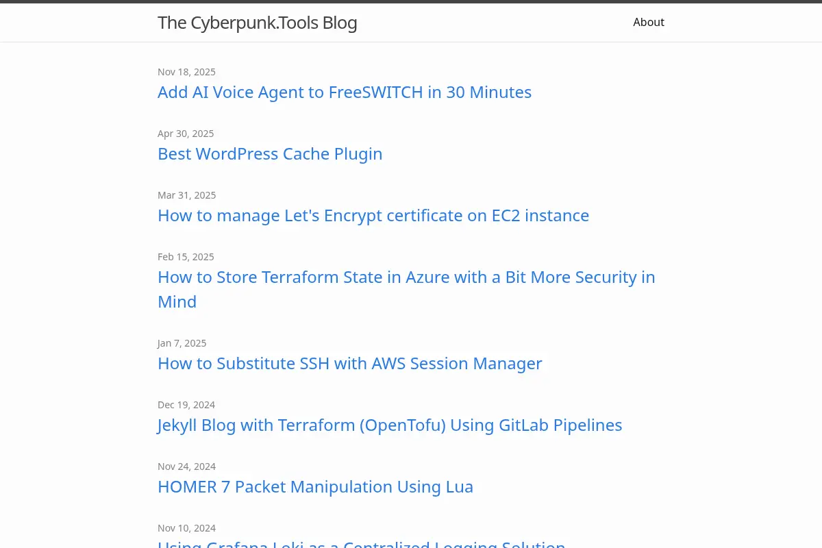 The Cyberpunk.Tools Blog