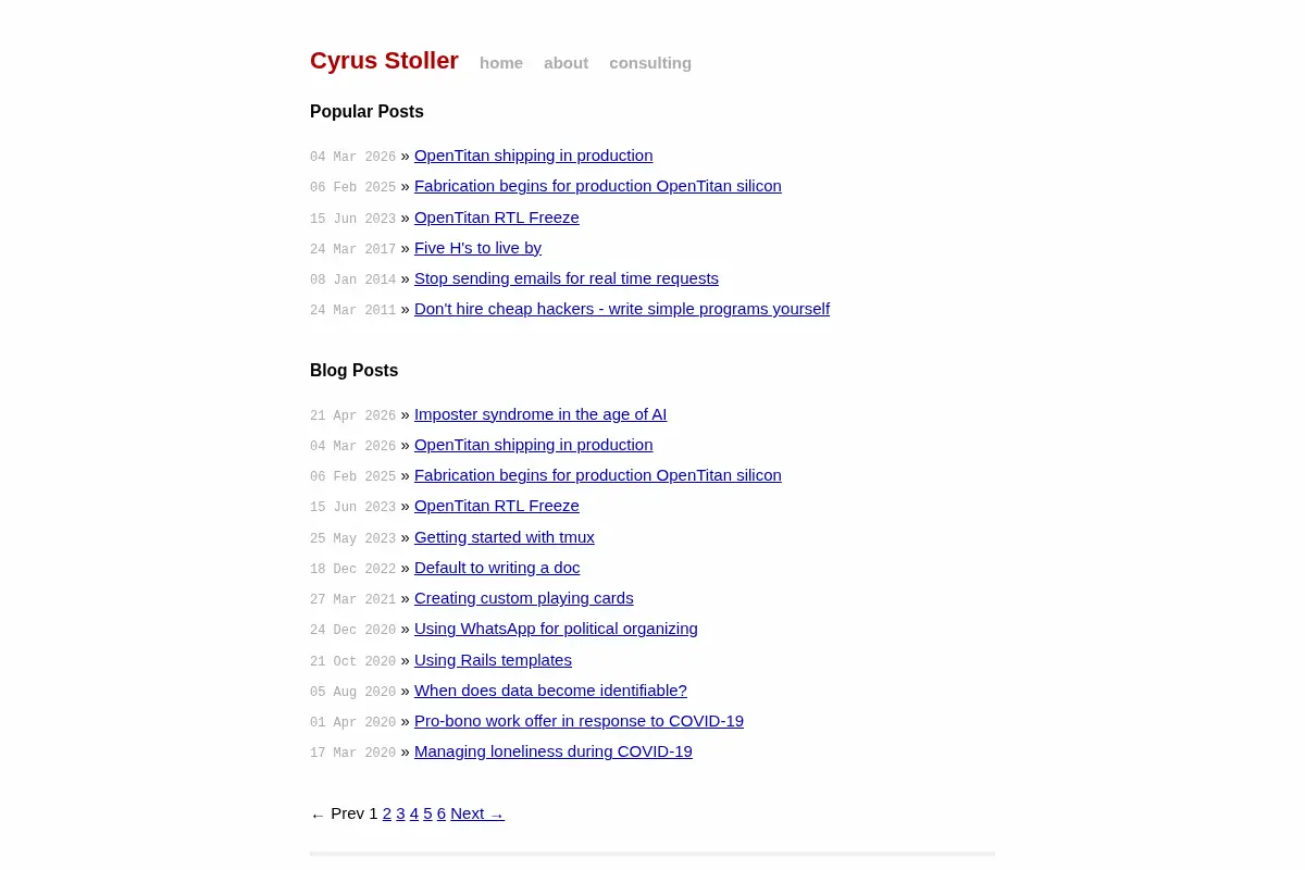 Cyrus Stoller