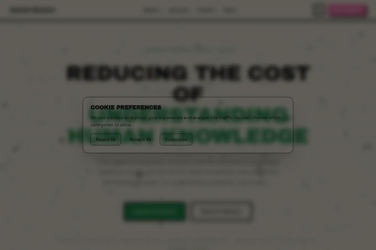 Daniel Kliewer — Reducing the Cost of Understanding Human Knowledge