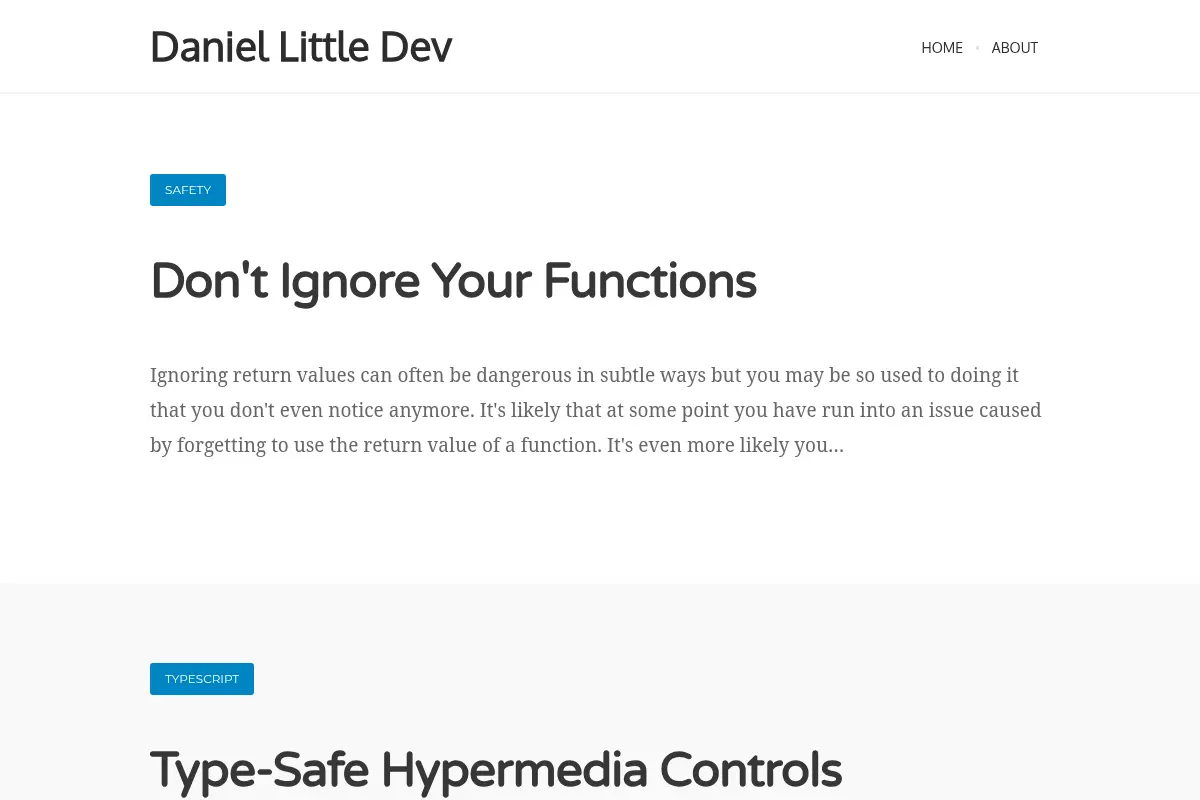 Daniel Little Dev