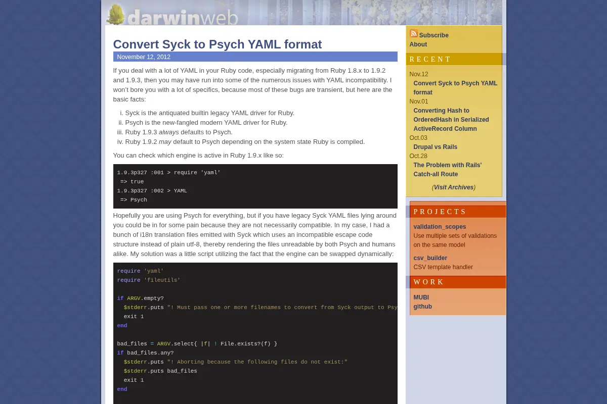 Darwinweb