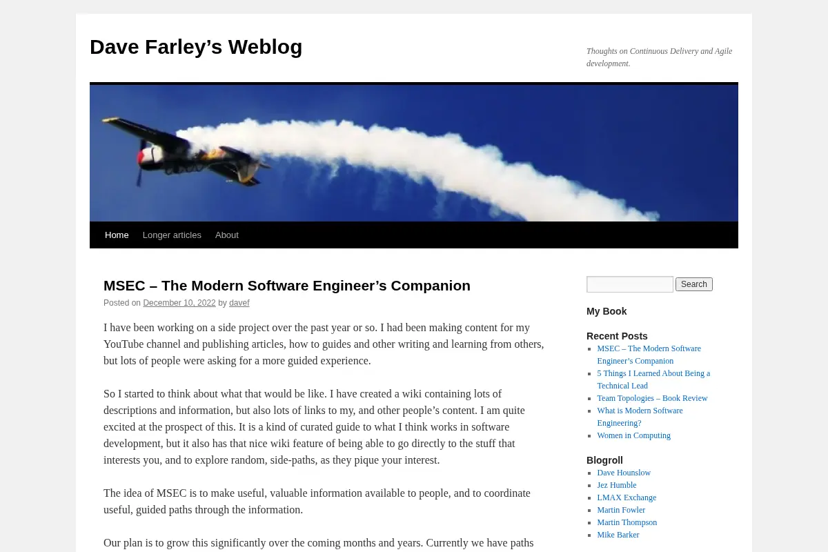 Dave Farley’s Weblog