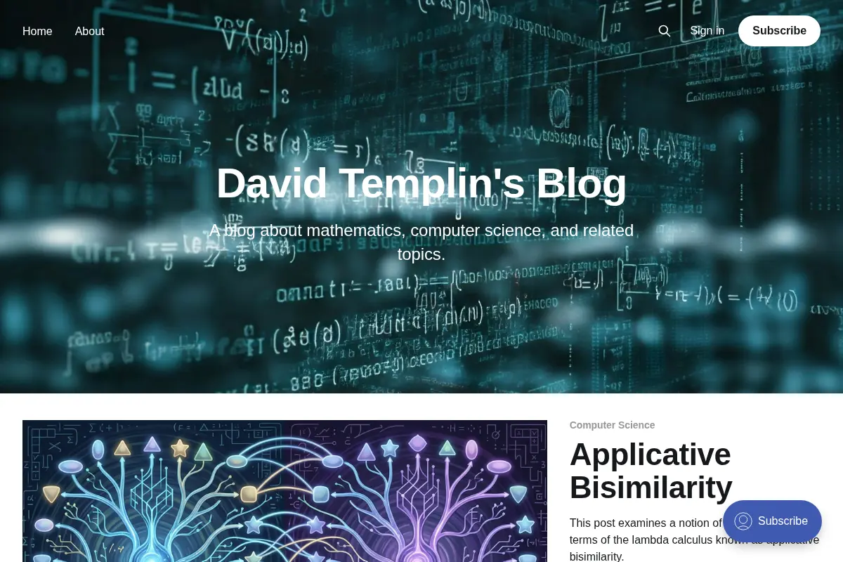 David Templin's Blog