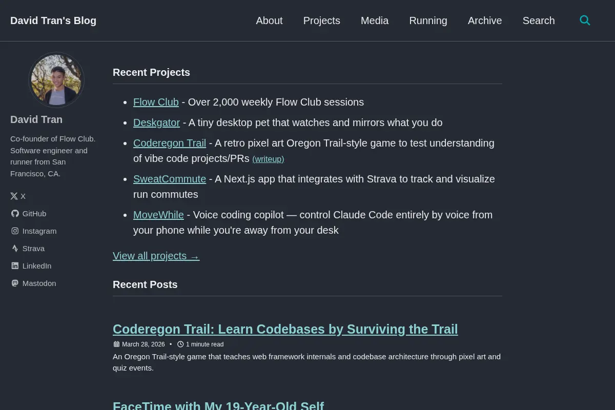 David Tran’s Blog