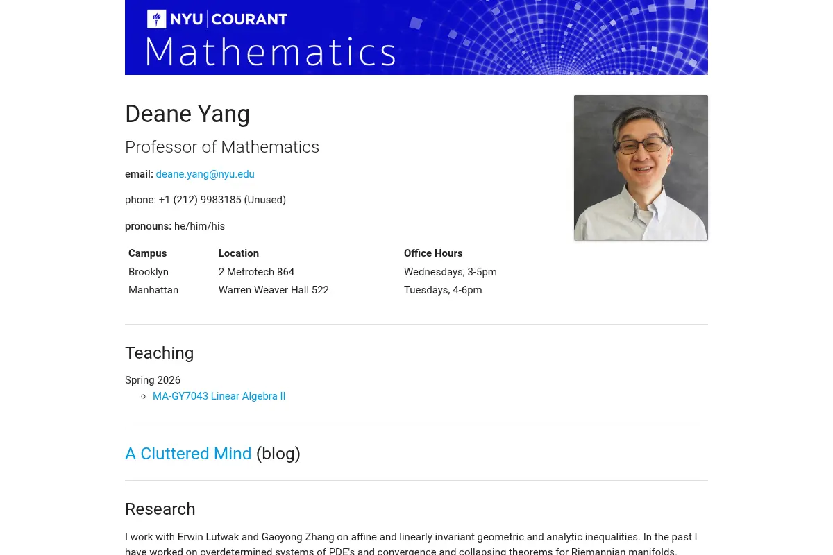 Deane Yang