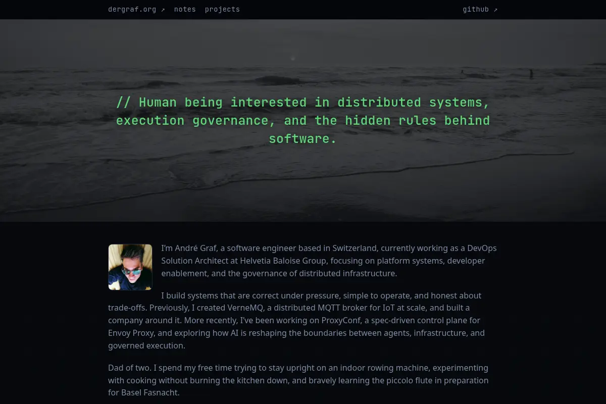André Graf — Senior Software Engineer