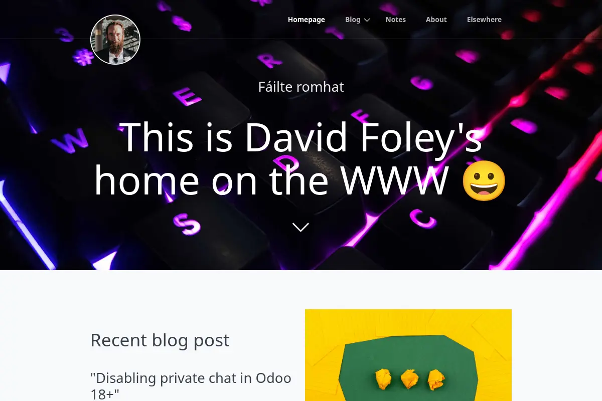 David Foley's Homepage