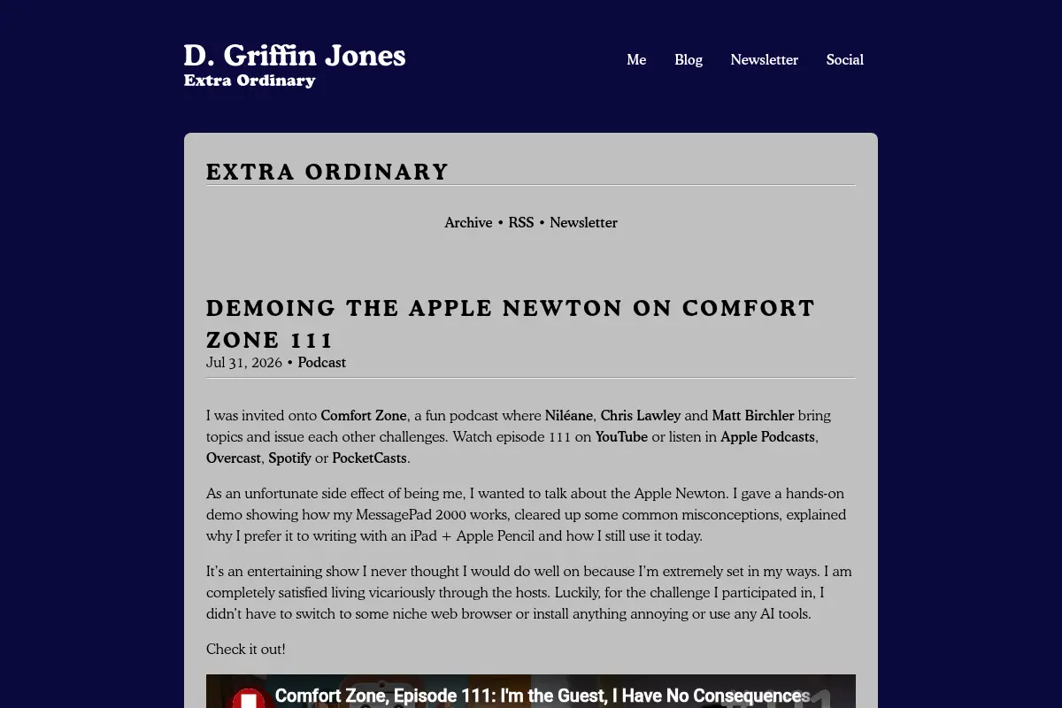 Extra Ordinary by D. Griffin Jones