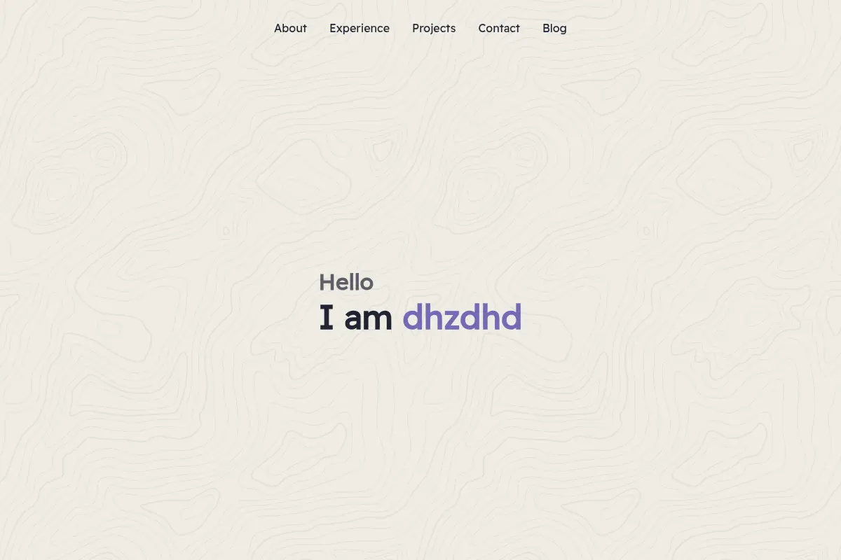 dhzdhd's Portfolio