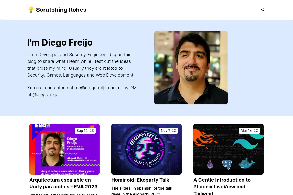 Diego Freijo - Scratching Itches