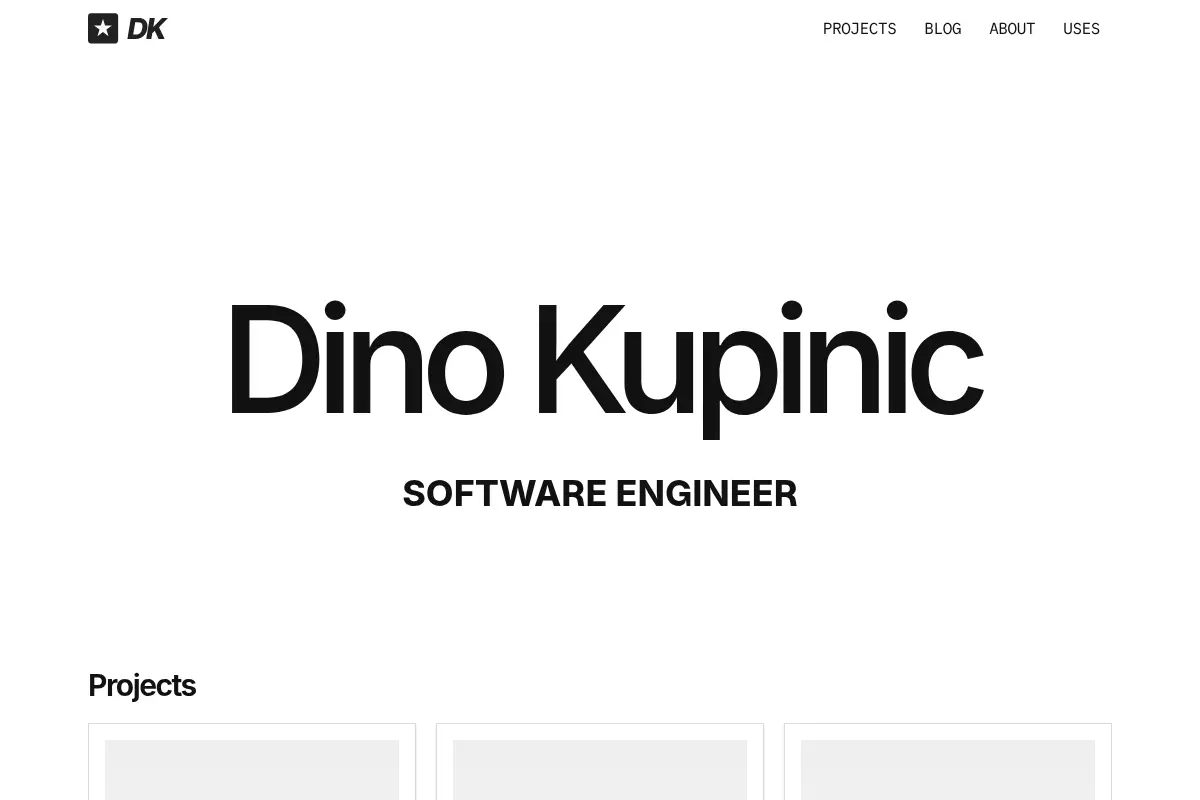 Dino Kupinic's Portfolio