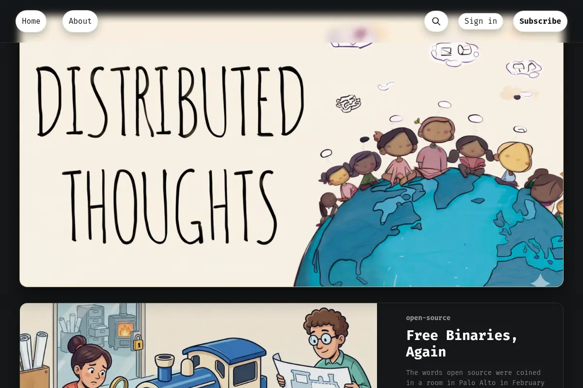 Distributed Thoughts