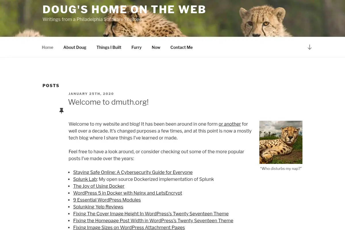 Doug's Home On The Web