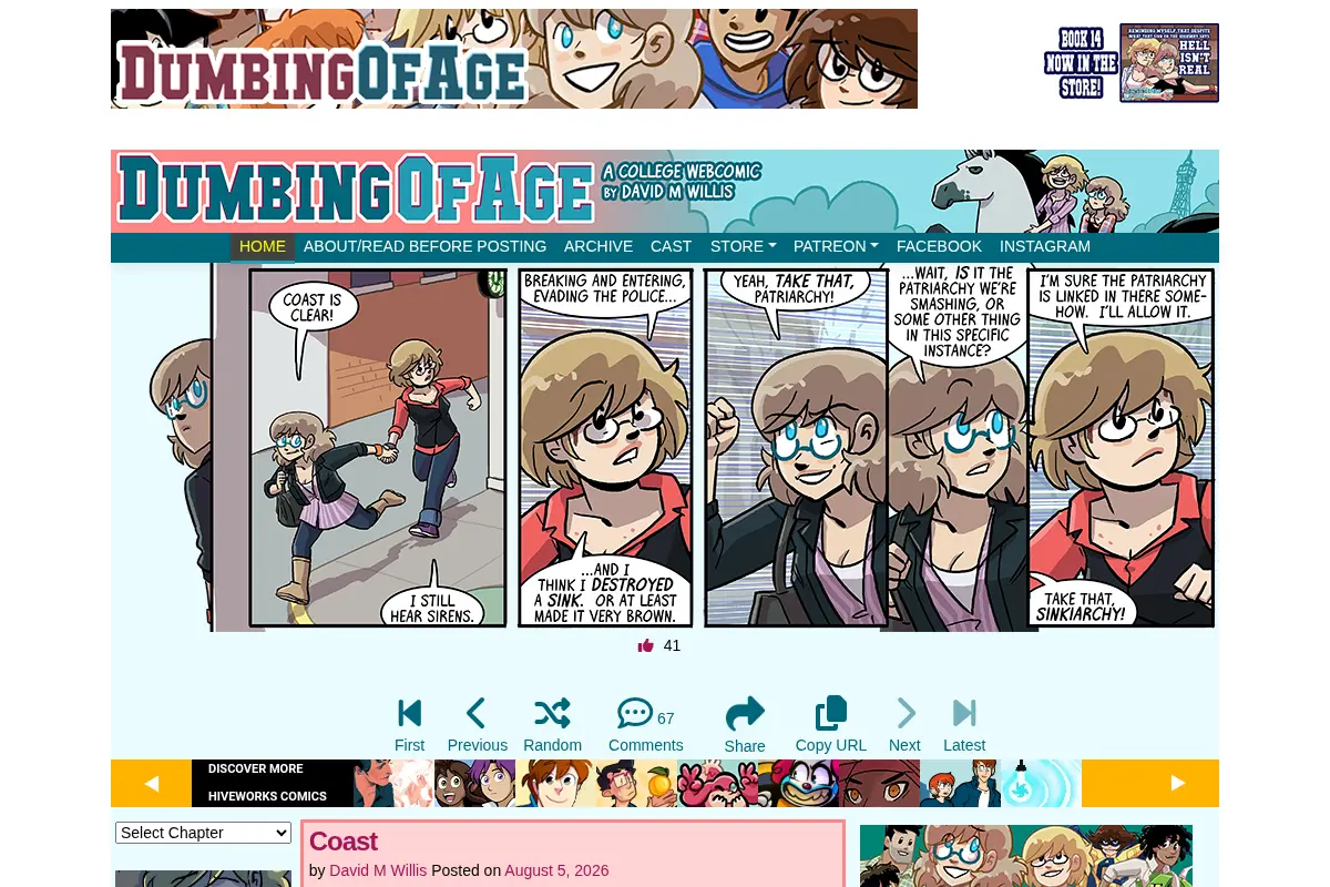 Dumbing of Age - A college webcomic