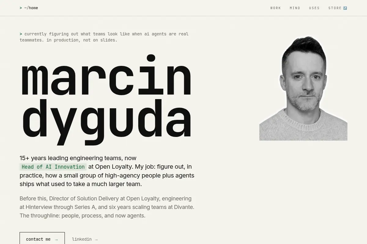 Marcin Dyguda — Head of AI Innovation