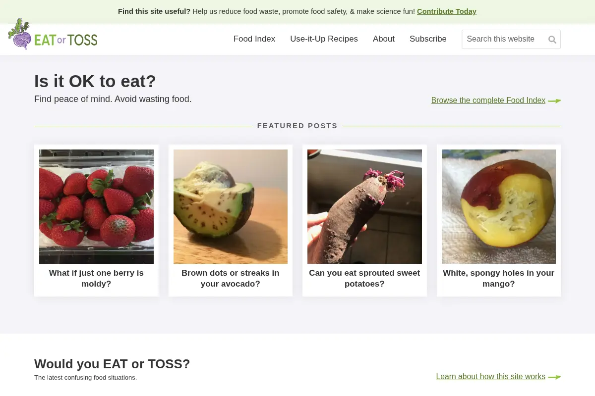 Eat or Toss?
