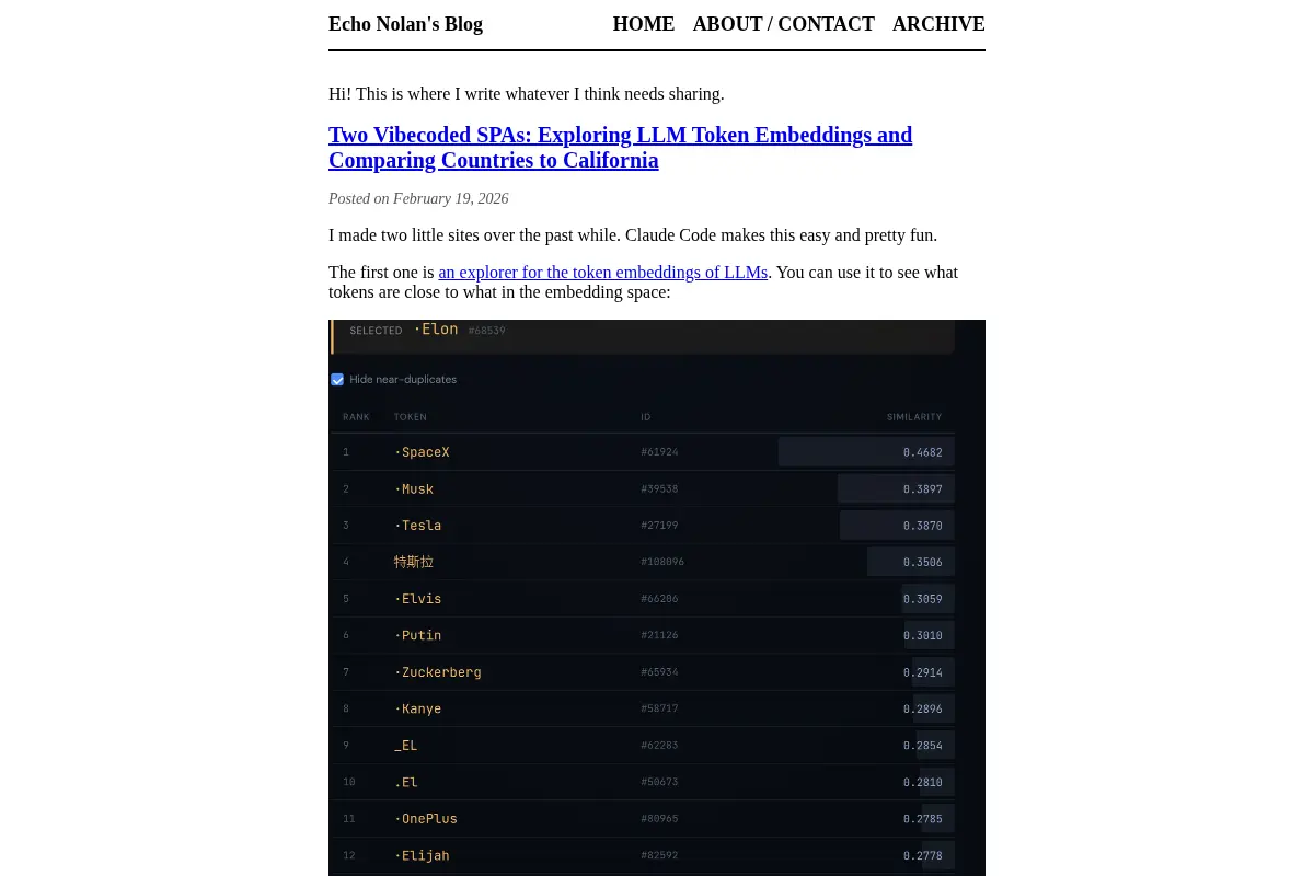 Echo Nolan's Blog