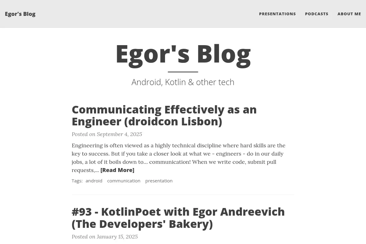 Egor's Blog