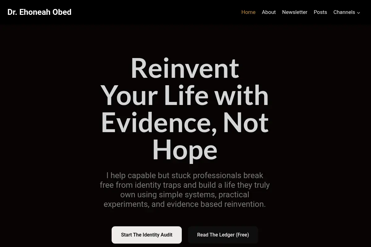 Dr. Ehoneah Obed