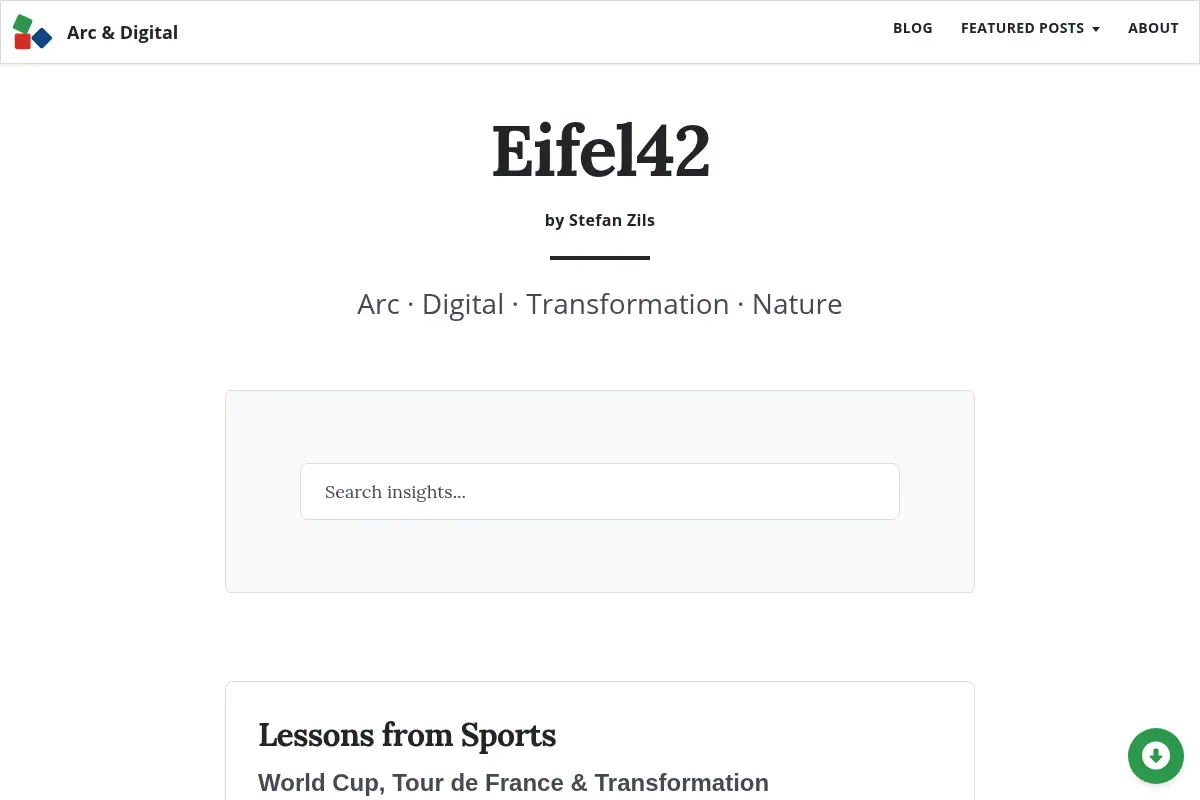 Eifel42 | Stefan Zils – Software Architect & Business Analyst
