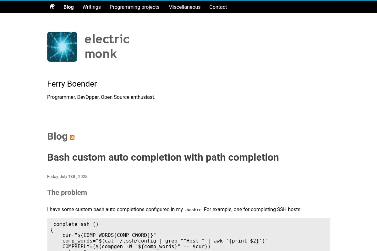 Electricmonk.nl weblog