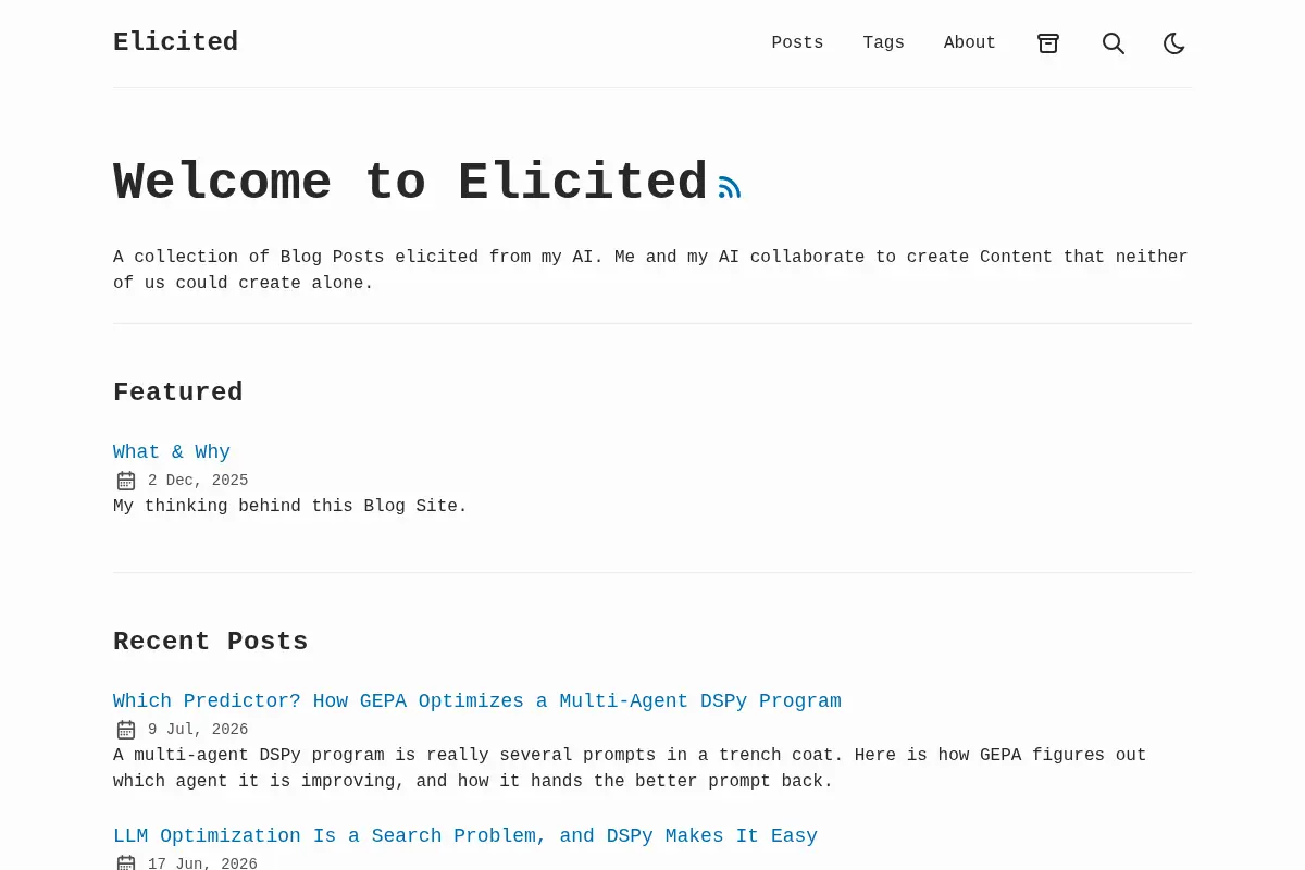 Elicited
