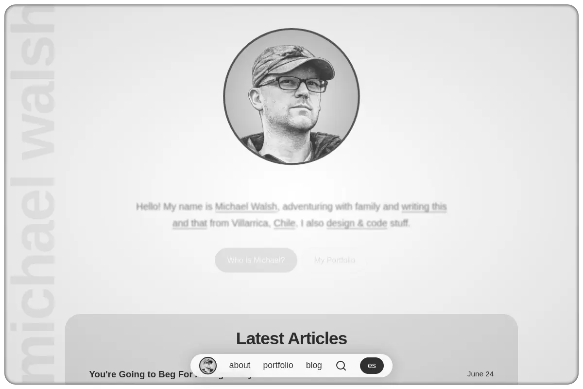 Michael Walsh – Web Designer & Developer
