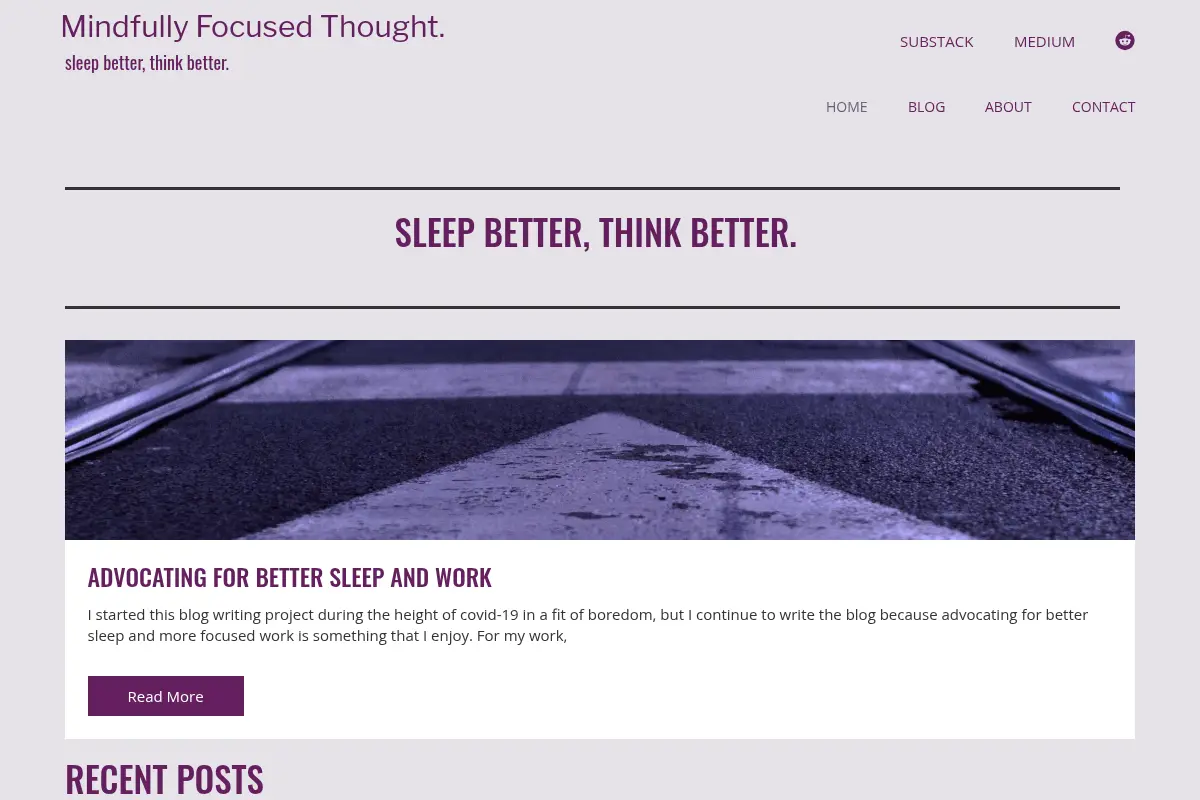 Mindfully Focused Thought