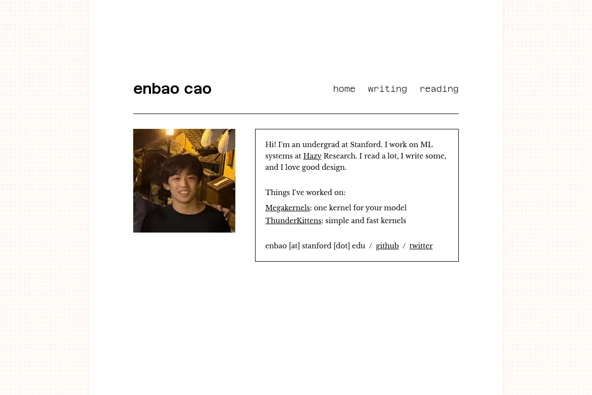 Enbao Cao