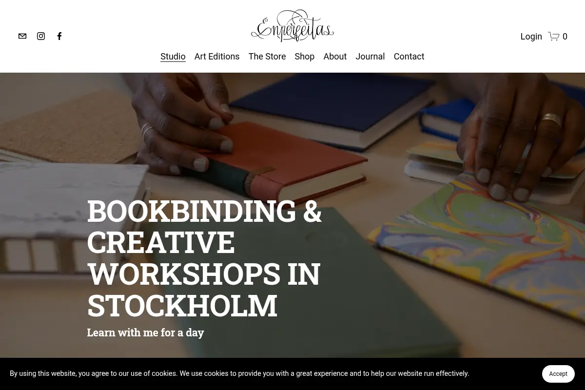 Bookbinding Workshops in Stockholm