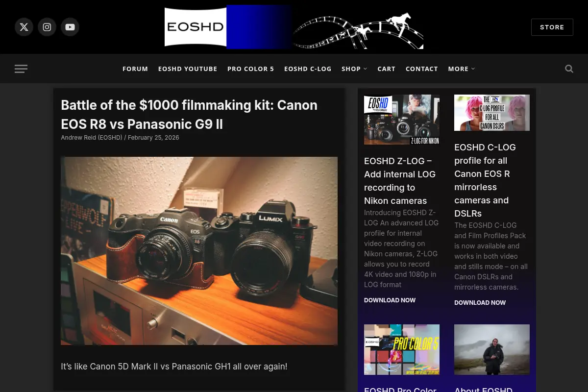 EOSHD - Filmmaking Gear and Camera Reviews