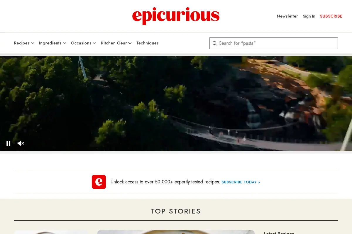 Epicurious – Recipes, Menu Ideas, Videos & Cooking Tips