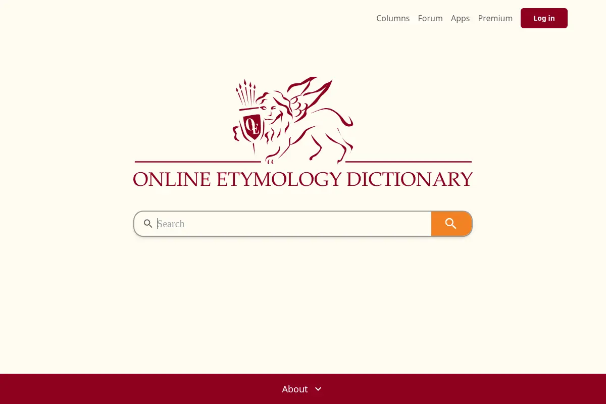 Online Etymology Dictionary
