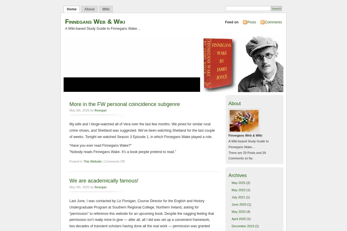 Finnegans Web & Wiki