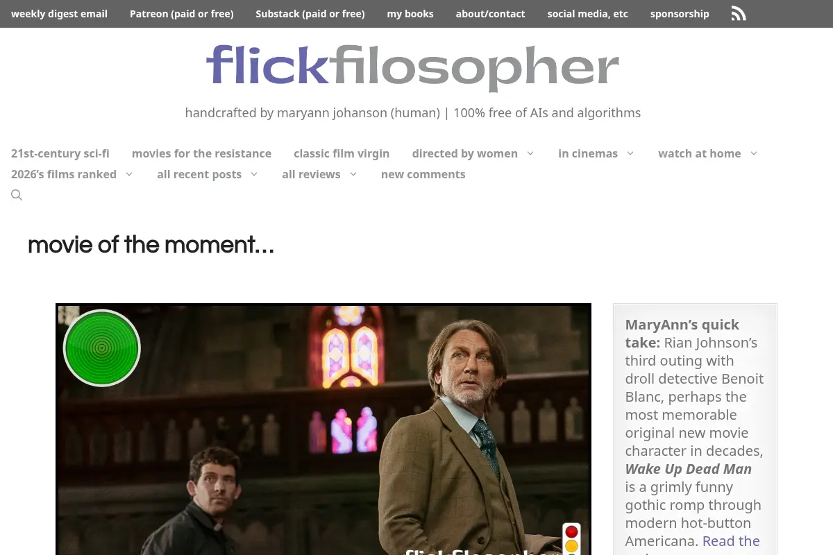 FlickFilosopher.com | film criticism by maryann johanson | since 1997