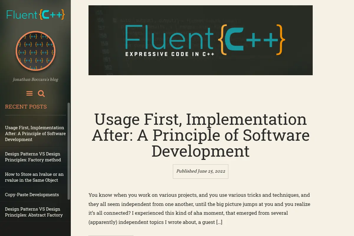 Fluent C++ - Jonathan Boccara's blog