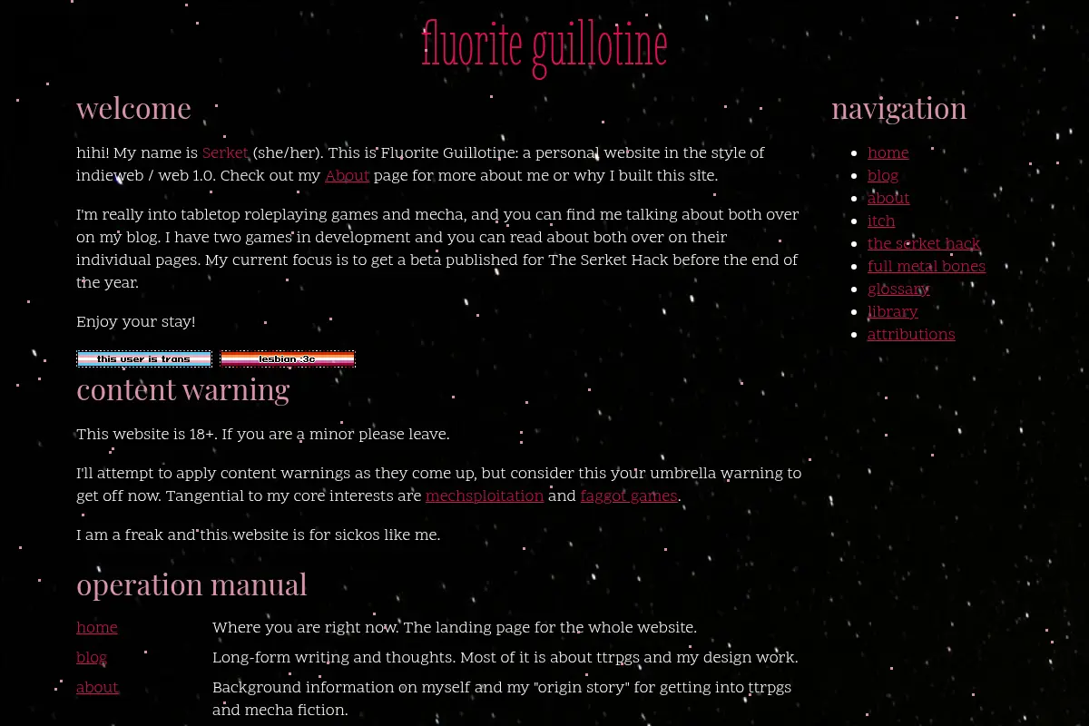 fluorite guillotine