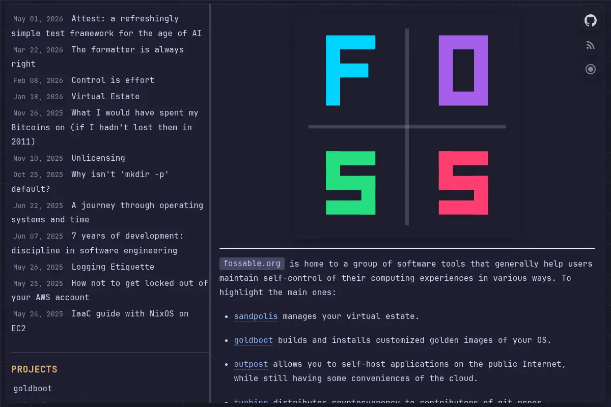 Fossable