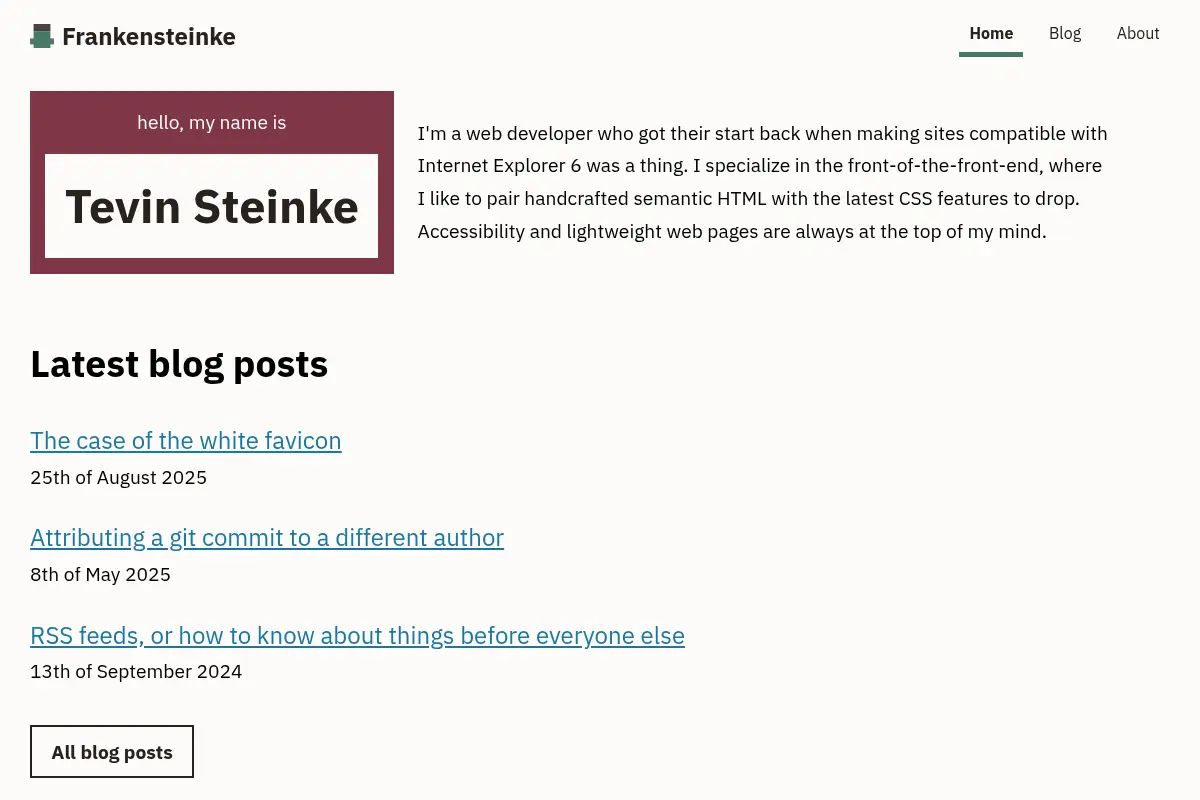 Tevin Steinke - Frankensteinke