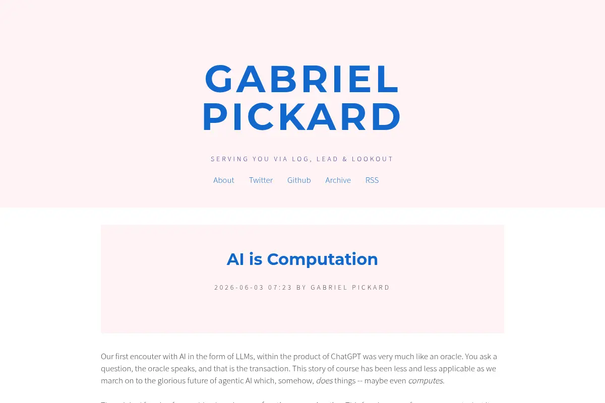 Gabriel Pickard