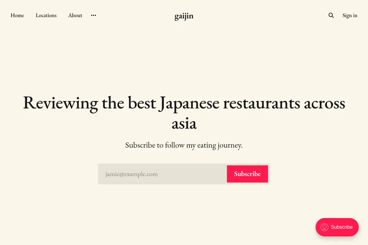 Gaijin - we review the best Japanese restaurants across Asia