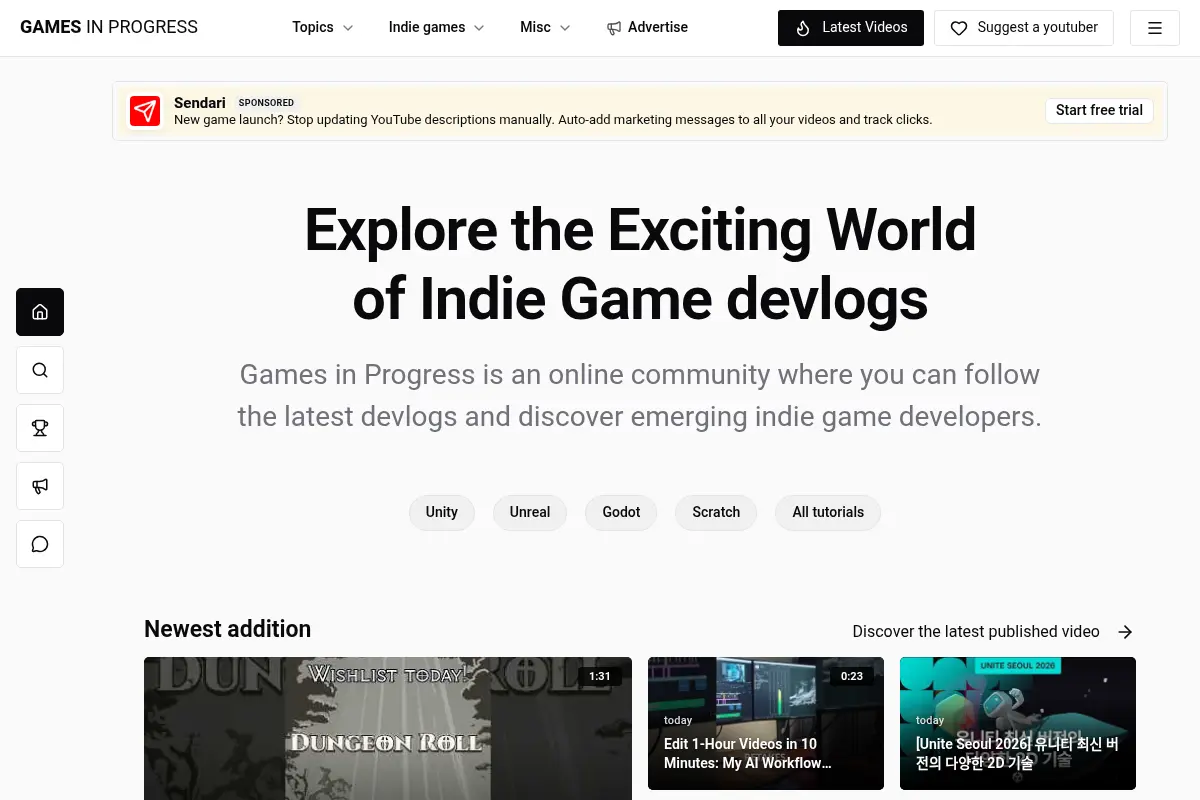 Games in Progress